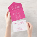 Recherche de hot pink mariage invitations Script