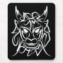 Recherche de dragon noir tapis souris Noir et blanc