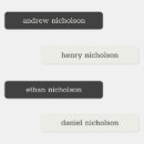Recherche de bureau étiquettes Typographie