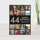 Recherche de 44 anniversaire cartes Collage photo