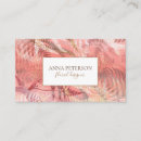 Recherche de feuille rose cartes visite Nature