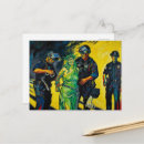 Recherche de arrestation cartes postales Police