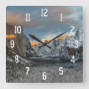 Recherche de nuage horloges Coucher du soleil