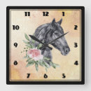 Recherche de tête horloges Tête de cheval