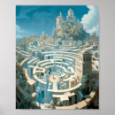 Recherche de labyrinthe posters Paysage