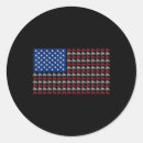 Recherche de paysans autocollants Drapeau américain