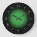 Recherche de tableau de bord horloges Vert