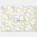 Recherche de anniversaire de 50 ans magnets Élégant