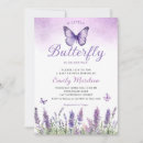 Recherche de purple butterfly invitations Moderne