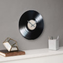 Recherche de vinyl record horloges Musique