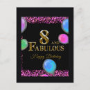 Recherche de 8ème anniversaire cartes Ballons