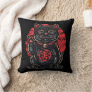 Recherche de maneki neko coussins Chat