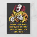 Recherche de halloween clowns cartes postales Clown diabolique