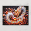 Recherche de dragons chinois cartes postales Créature mythique