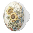 Recherche de tournesol boutons et poignées de porte Aquarelle