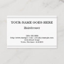 Recherche de initial standard cartes visite Coiffeur