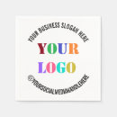 Recherche de texte serviettes Logo