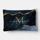 Recherche de marbre cosmétiques pochettes Bleu