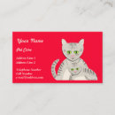 Recherche de affaires de chat cartes visite Pension pour chats
