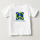Recherche de paix bébé tshirts Drapeau