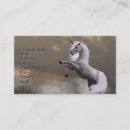 Recherche de beau cheval cartes visite Licorne