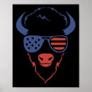 Recherche de bison américain posters 4 juillet