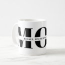 Recherche de prénom tasses Noir et blanc