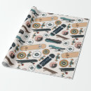 Recherche de skateboard papier cadeau Motif