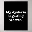 Recherche de dyslexiques posters Drôle