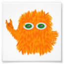 Recherche de petit monstre posters Orange