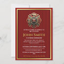 Recherche de firefighter invitations Mince ligne rouge