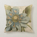 Recherche de fleur bleue coussins Vintage