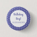Recherche de pois badges Garçon d'anniversaire