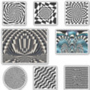 Recherche de illusion autocollants Noir et blanc