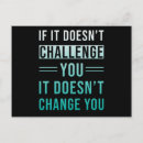 Recherche de défi cartes postales Motivation