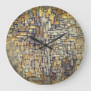 Recherche de piet mondrian horloges Abstrait