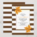 Recherche de feuille érable invitations Automne