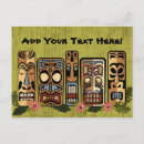 Recherche de tiki cartes postales Rétro