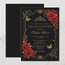 Recherche de rouge noir invitations Paillettes