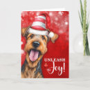 Recherche de airedales noël cartes De