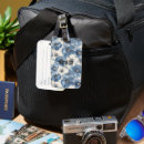 Recherche de denim bleu bagages étiquettes Blanc
