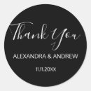 Recherche de noirs et blancs mariage autocollants Étiquettes