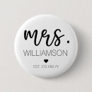 Recherche de mr and mrs badges Newlyweds