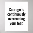 Recherche de courage posters Quotes