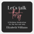 Recherche de anniversaire adulte autocollants Rose