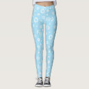 Recherche de pastel floral leggings Bleu