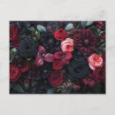 Recherche de rose rouge foncé cartes postales Floral