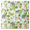 Recherche de animaux de jungle carreaux Girafe