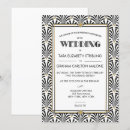 Recherche de gatsby mariage invitations Glamour