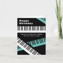 Recherche de piano anniversaire cartes Clavier